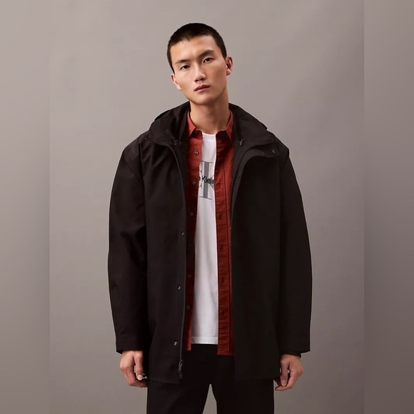 Calvin Klein Other - Calvin Klein Men’s extra large XL 3-in-1 Mid Length Jacket black brown ex cond